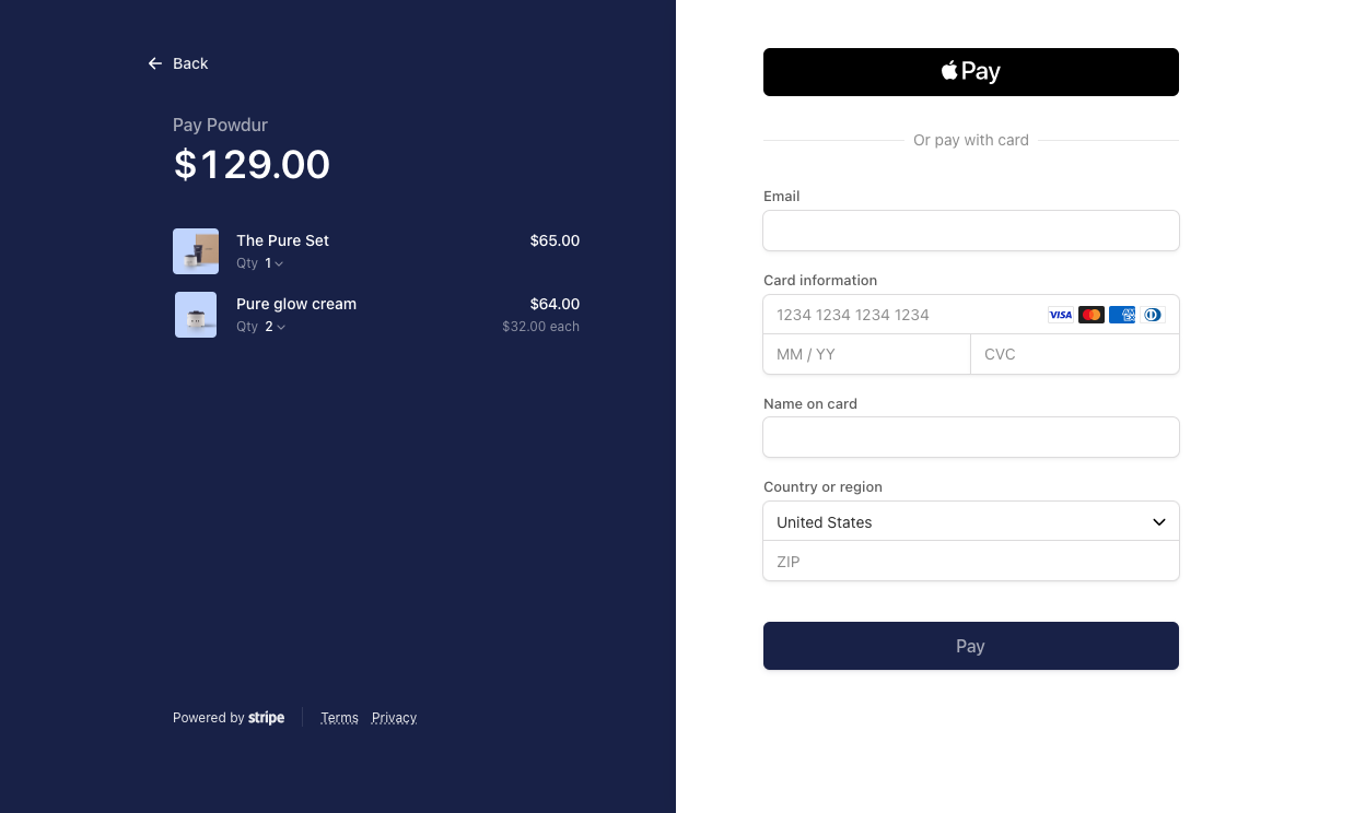 Платеж не выполнен apple pay js