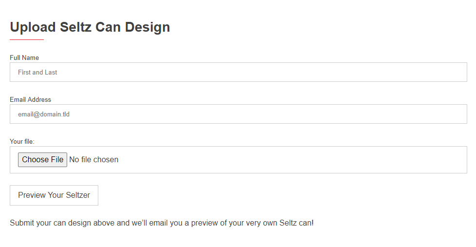 example file upload form